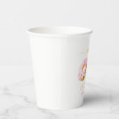 Gobelets En Papier Sweet One Donuts Anniversaire Invitation, Filles 1 (Droite)