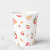 Gobelets En Papier Sweet Peach 1er anniversaire (Verso)