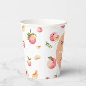 Gobelets En Papier Sweet Peach 1er anniversaire (Droite)