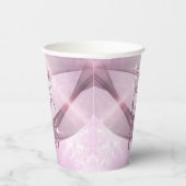 Gobelets En Papier Sweet sixteen étincelant ID652 rose orchidée (Droite)