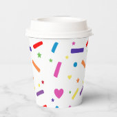 Gobelets En Papier Sweet Sprinkle thème de fête d'anniversaire (Verso)