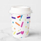 Gobelets En Papier Sweet Sprinkle thème de fête d'anniversaire (Droite)