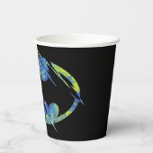 Gobelets En Papier Symbole Batman Électrique (Verso)