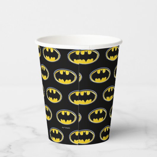 Gobelets En Papier Symbole Batman | Logo classique (Droite)