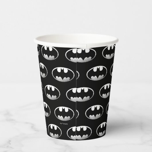 Gobelets En Papier Symbole Batman | Logo Grainy (Droite)