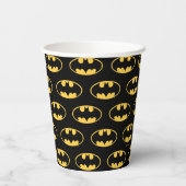 Gobelets En Papier Symbole Batman | Logo ovale (Verso)