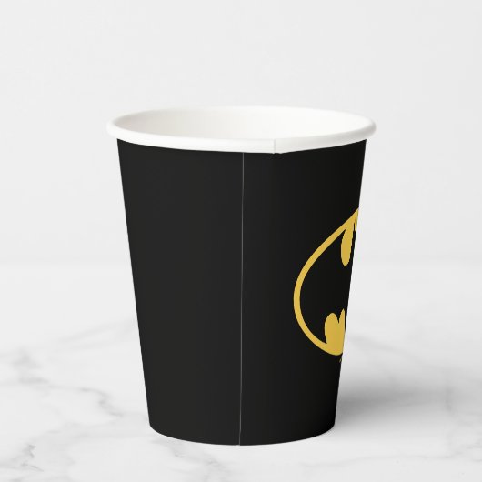 Gobelets En Papier Symbole Batman | Logo ovale (Droite)