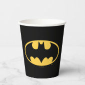 Gobelets En Papier Symbole Batman | Logo ovale (Recto)
