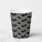 Gobelets En Papier Symbole Batman | Logo Simple Bat Silhouette (Droite)