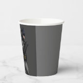 Gobelets En Papier Symbole Batman | Simple Bat Silhouette Logo Papier (Gauche)