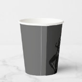 Gobelets En Papier Symbole Batman | Simple Bat Silhouette Logo Papier (Droite)