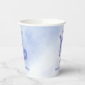 Gobelets En Papier Symbole Capricorne Personnalisé Purple Anniversair (Gauche)