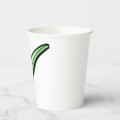 Gobelets En Papier Symbole de coche verte (Gauche)