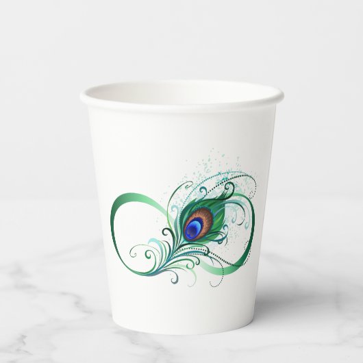 Gobelets En Papier Symbole de l'Infinity (Verso)