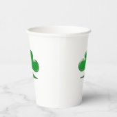 Gobelets En Papier Symbole de trèfle vert irlandais Saint Patrick (Droite)