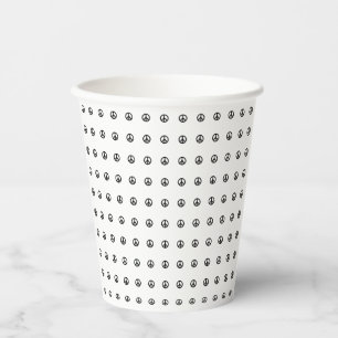 Gobelets En Papier Symbole des signes de paix