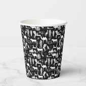 Gobelets En Papier Symbole Hiéroglyphique d'Égypte ancienne Motif (Verso)