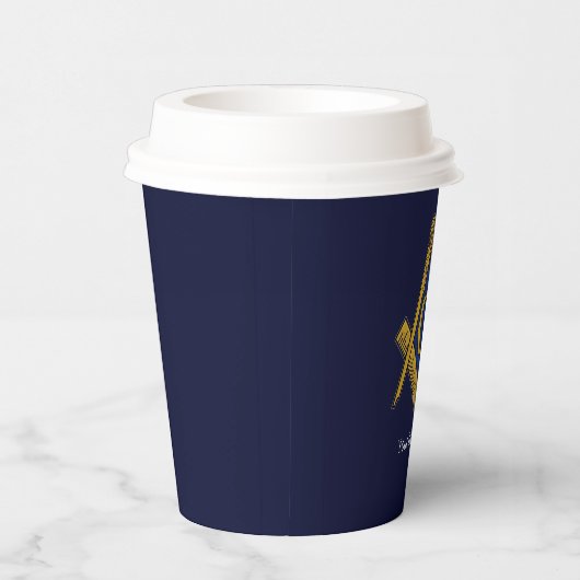 Gobelets En Papier Symbole maçonnerie maçonnique franc-maçonnerie Mas (Droite)