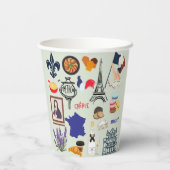 Gobelets En Papier Symboles français (Verso)