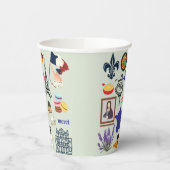 Gobelets En Papier Symboles français (Gauche)