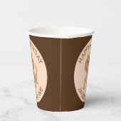 Gobelets En Papier Sympa anniversaire barbu personnalisées de lézard (Droite)