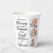 Gobelets En Papier Sympathie commémorative en mémoire d'amour 3 funér (Verso)