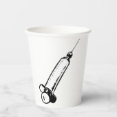 Gobelets En Papier Syringe rétro (Recto)