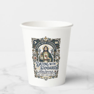 Gobelets En Papier T-shirt humouristique sur Jésus datant d'une relat