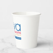 Gobelets En Papier T-shirt Logo CAVA (Gauche)