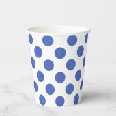Gobelets En Papier Tache Bleue (Verso)