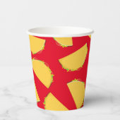 Gobelets En Papier Taco Anniversaire de enfant Party mexicain (Verso)