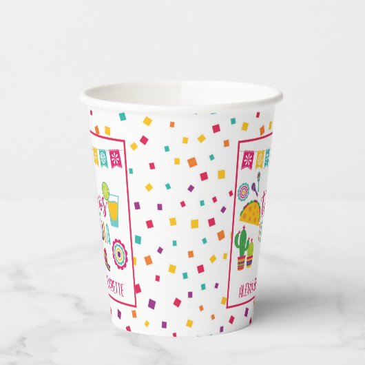 Gobelets En Papier Tacos & Tequila Paper Cup - Wh (Gauche)