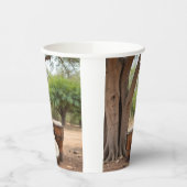 Gobelets En Papier Tambours africains (Gauche)