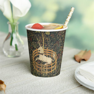 Gobelets En Papier Tapisseries Unicorne Tapisserie classique