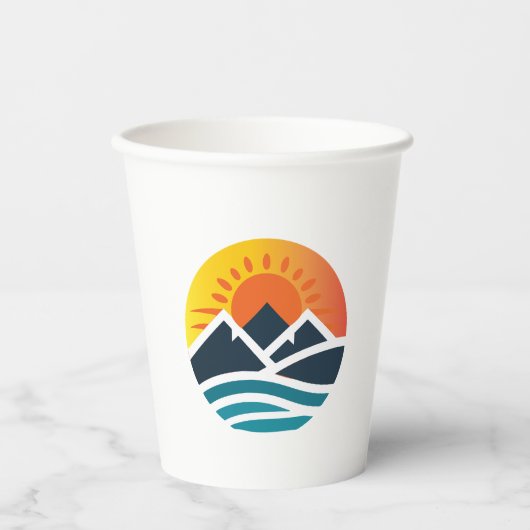 Gobelets En Papier Tasse à papier (Recto)