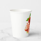 Gobelets En Papier Tasse à papier avec fraises (Droite)