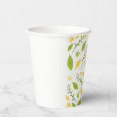 Gobelets En Papier tasse à papier avec motif floral (Droite)