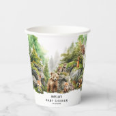 Gobelets En Papier Tasse à papier Baby shower Whimsical Woodland Anim (Recto)