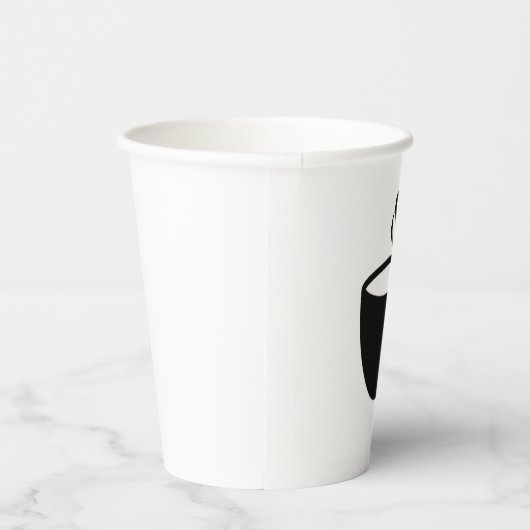 Gobelets En Papier tasse à papier de 8 oz (Droite)