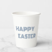 Gobelets En Papier Tasse à papier de fête de Pâques (Verso)