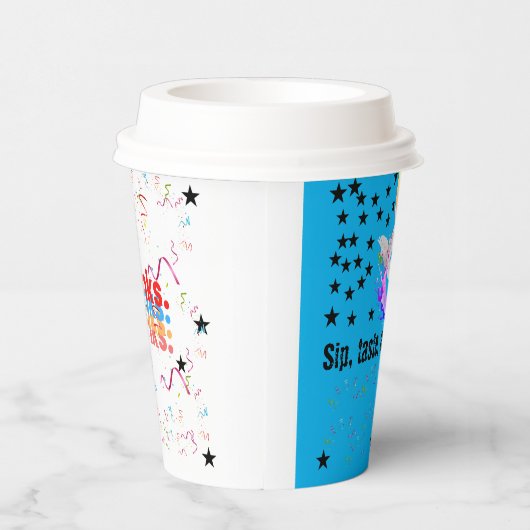 Gobelets En Papier Tasse à papier réutilisable écologique avec Lid-Pe (Droite)