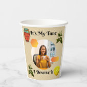 Gobelets En Papier Tasse à thé (Verso)