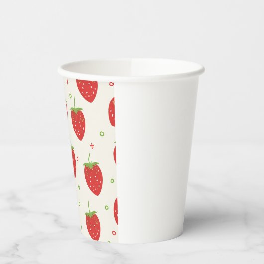 Gobelets En Papier tasse de papier à fraise (Gauche)