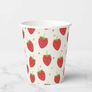 Gobelets En Papier tasse de papier à fraise