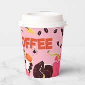 Gobelets En Papier tasse de papier avec renard pour Halloween (Verso)