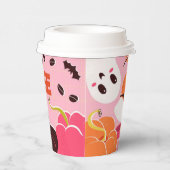 Gobelets En Papier tasse de papier avec renard pour Halloween (Droite)