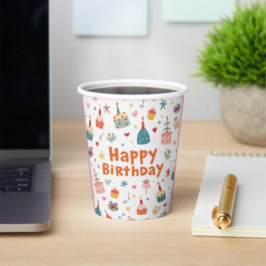 Gobelets En Papier tasse de papier d'anniversaire (Insitu)