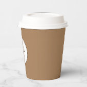 Gobelets En Papier tasse de papier de couleur brune (Gauche)
