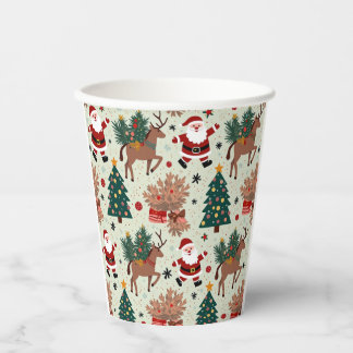 Gobelets En Papier tasse de papier de noël