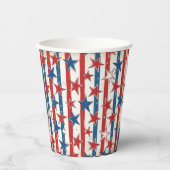 Gobelets En Papier Tasse de papier drapeau américain (Recto)